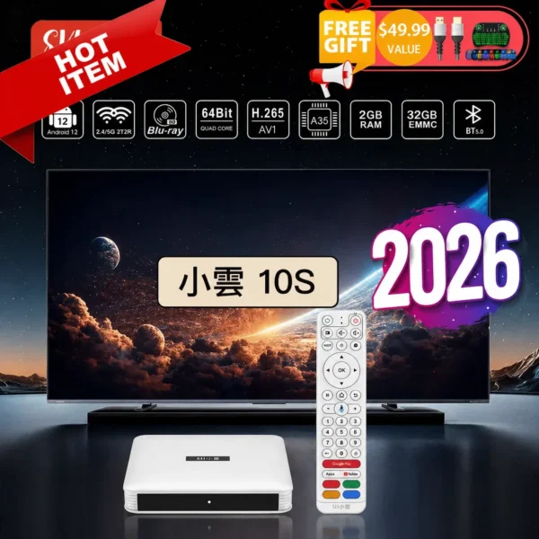 SviCloud 10S: Top Budget Android TV Box | Free Channels