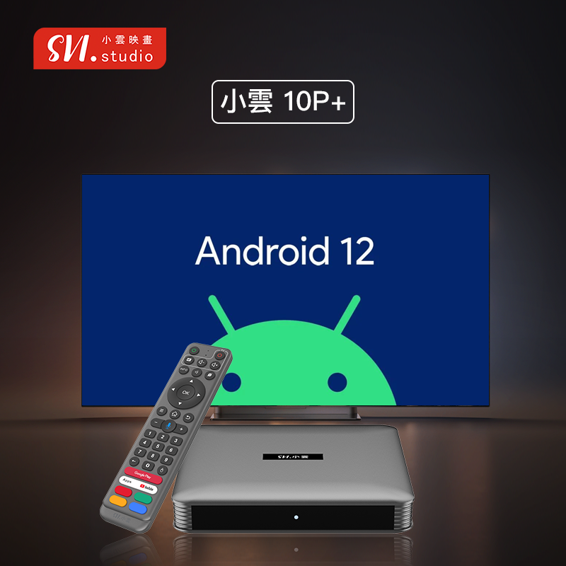 SViCloud TV box running Android 12