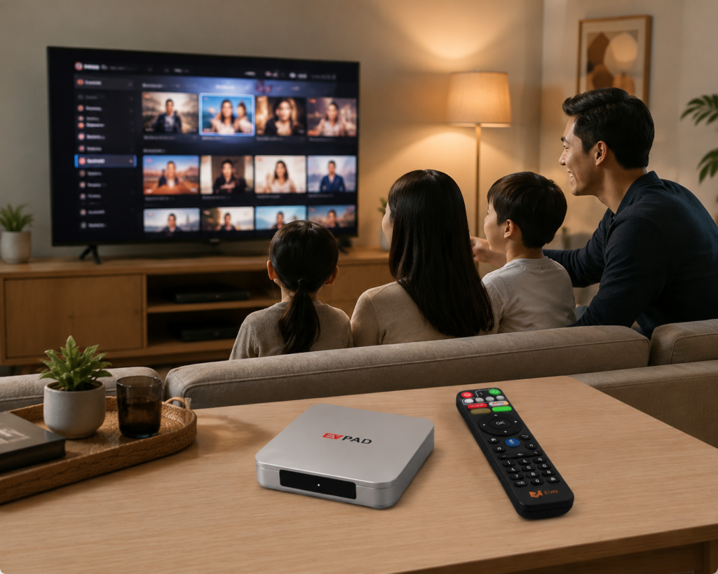 EVPAD tv box for household use