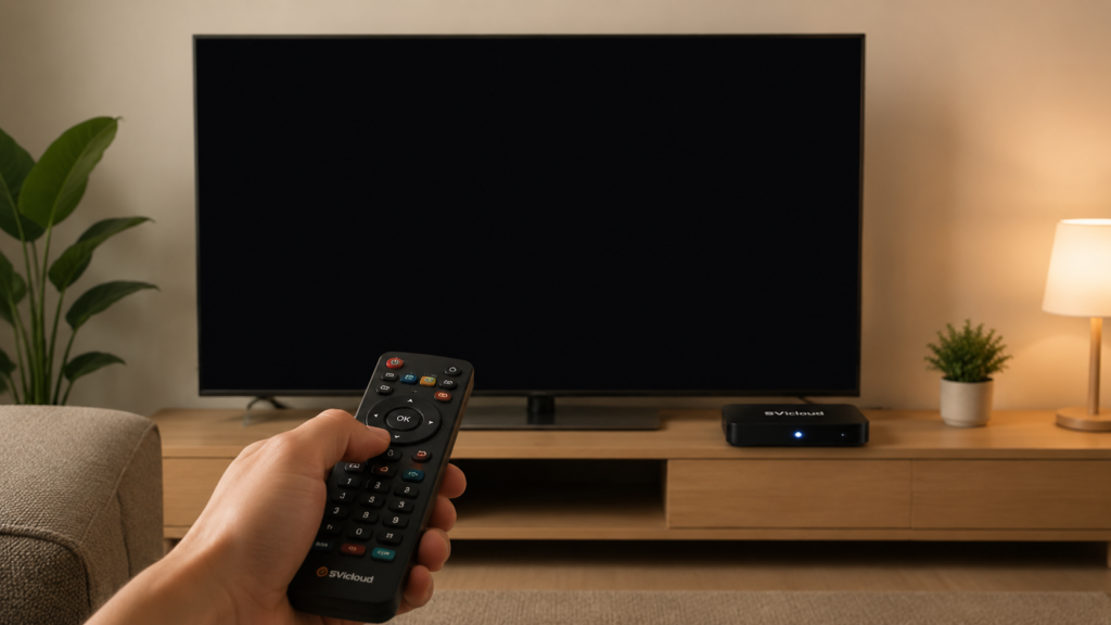 svicloud tv box not working