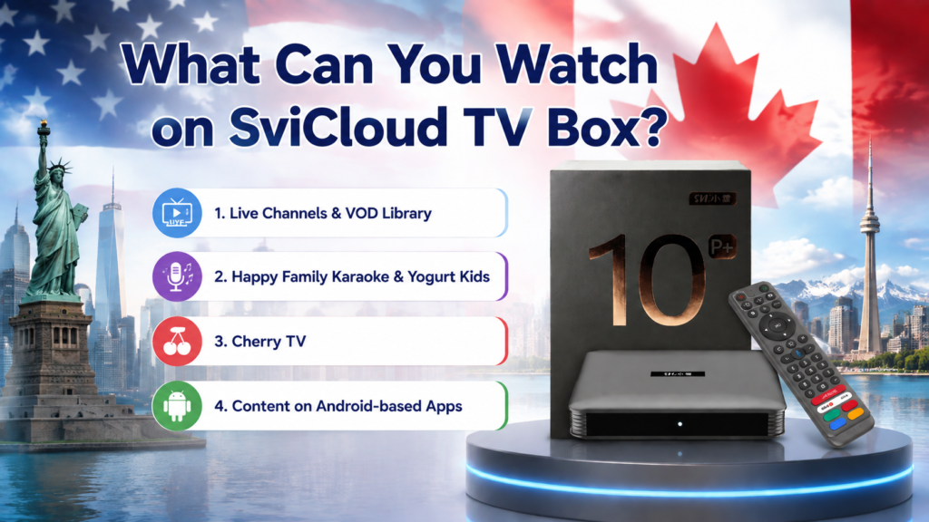 what can you watch on SviCloud?