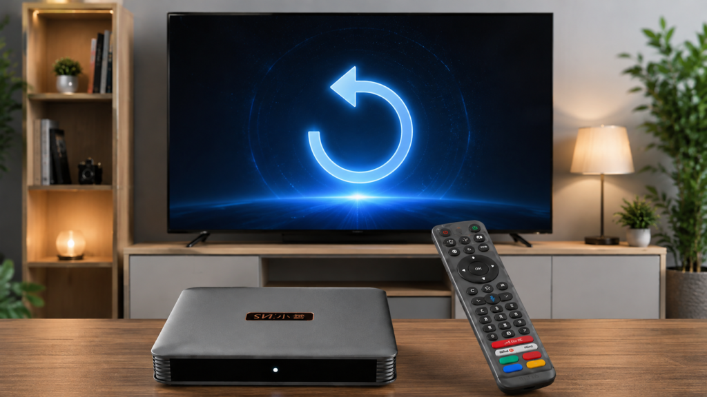 How to reset SViCloud TV box and perform a factory reset
