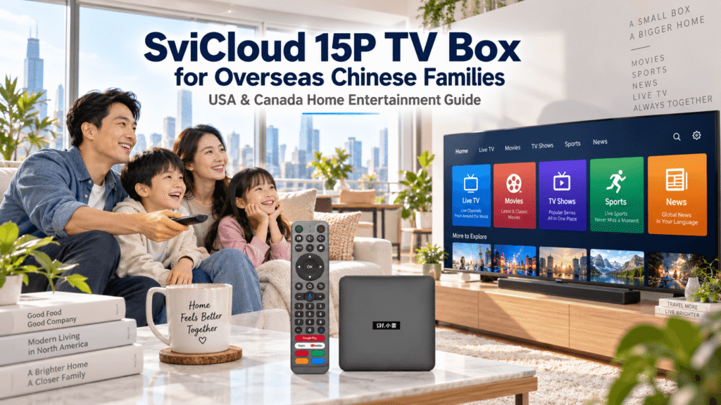 SviCloud 15P TV Box for overseas Chinese families