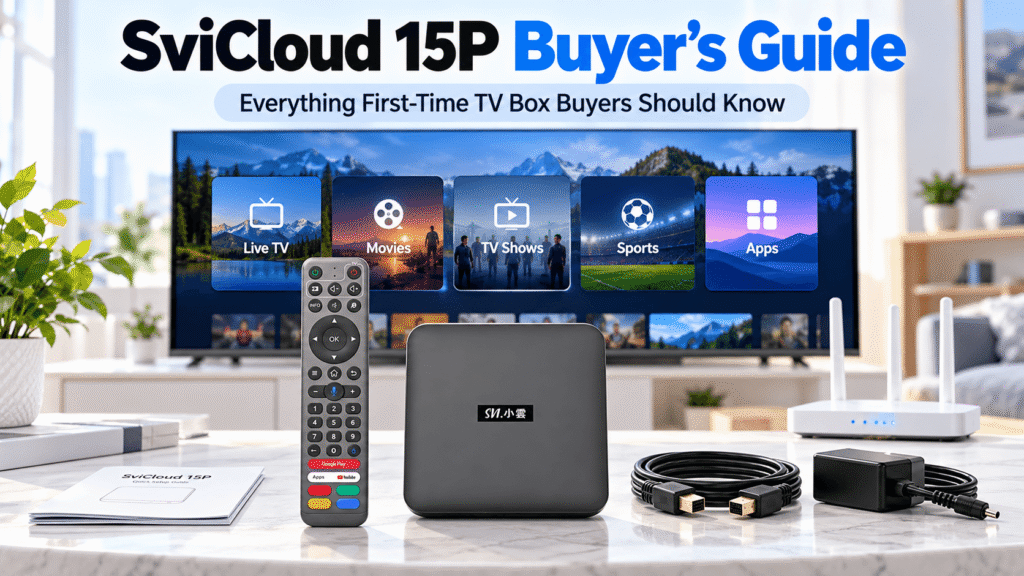 SviCloud 15P buyer’s guide for first-time Android TV Box users